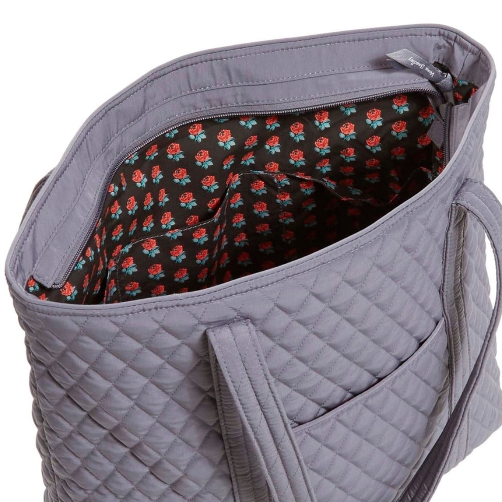 Vera Bradley Work Tote /Travel Bag (Carbon Grey)